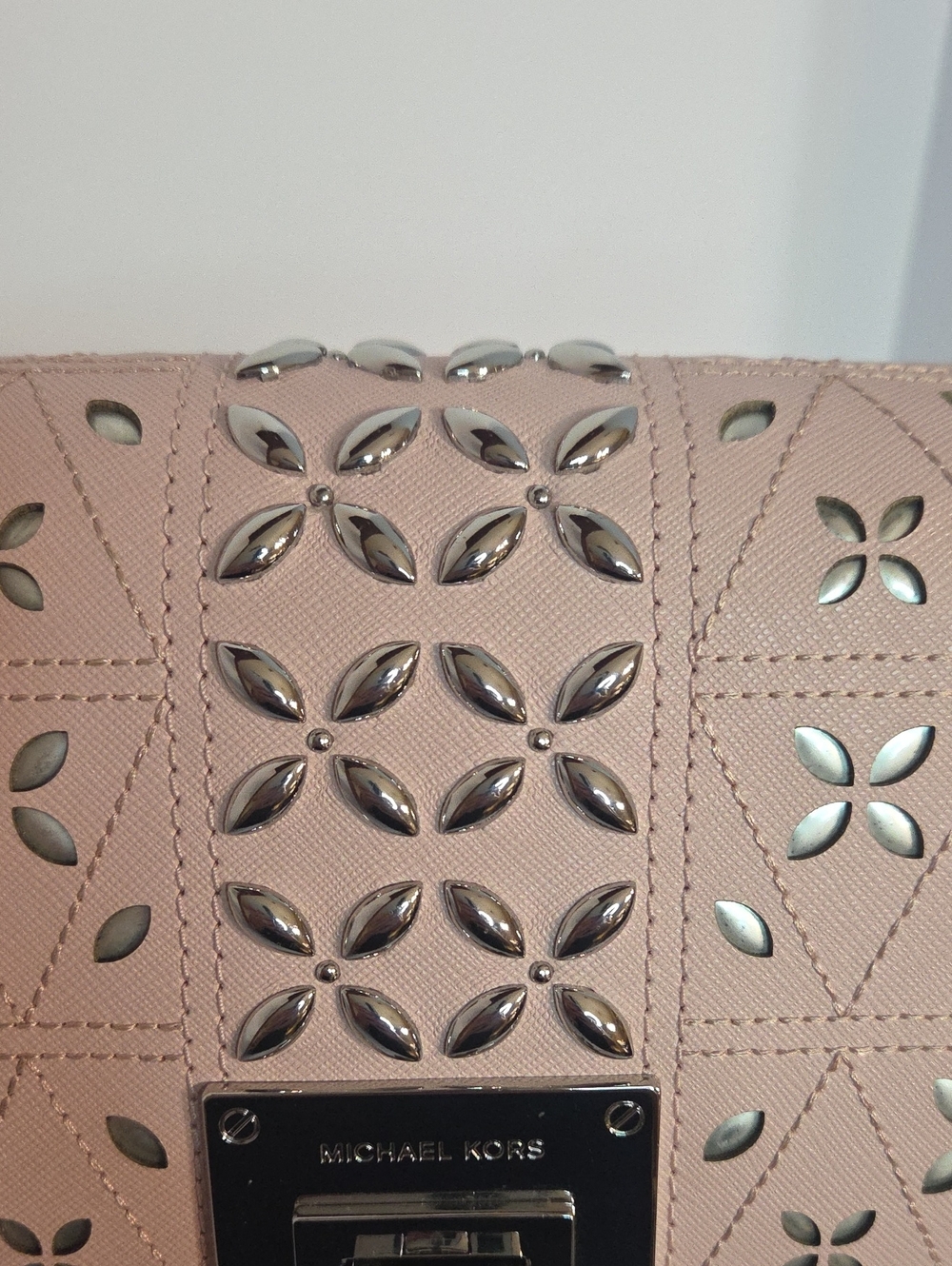 Michael Kors Tina Medium Shoulder Flap Bag - Picture 12 of 13